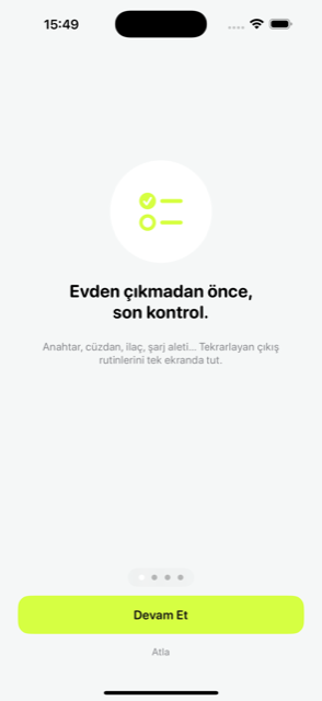 BeforeGo onboarding